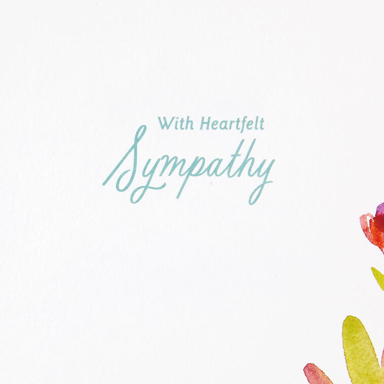 Hallmark Remembering You In Prayer Religious Sympathy Card