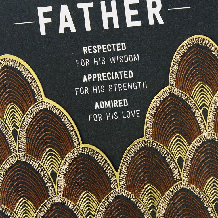 Hallmark Respected Appreciated And Admired Birthday Card For Father