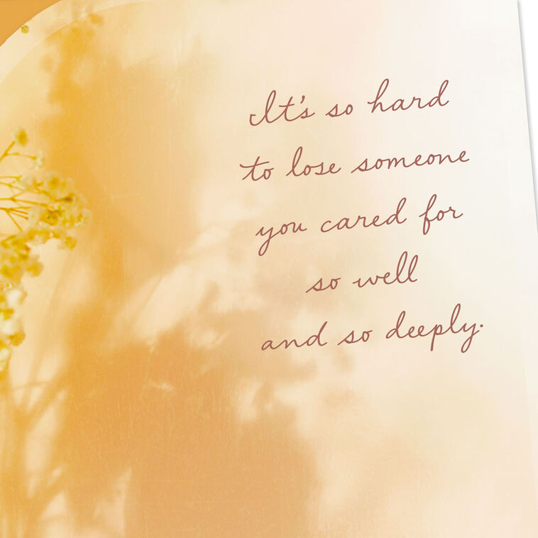Hallmark Rest Your Kind Heart And Tend To Your Soul Sympathy Card
