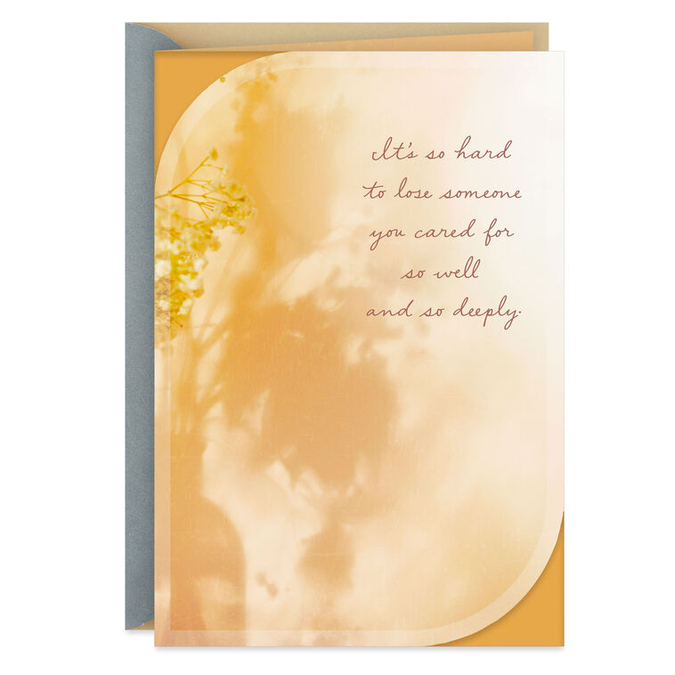 hallmark Rest Your Kind Heart and Tend to Your Soul Sympathy Card