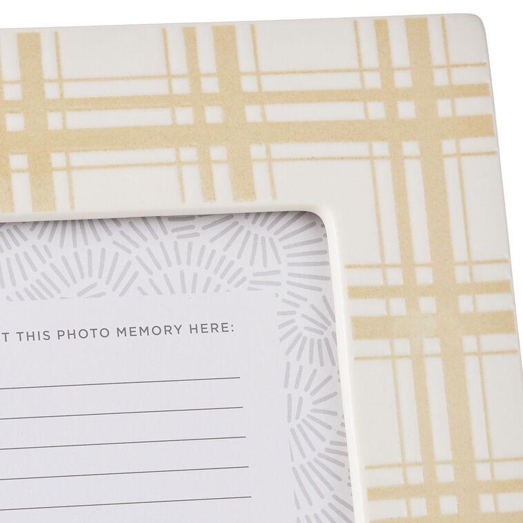 Hallmark Retirement Quote On Plaid Picture Frame 4x6