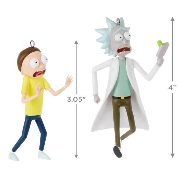 Hallmark Rick And Morty Just Don't Think About It Morty Ornaments Set Of 2