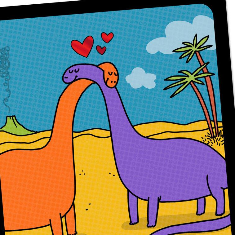 Hallmark Roaming The Earth Together Dinosaurs Funny Romantic Anniversary Card