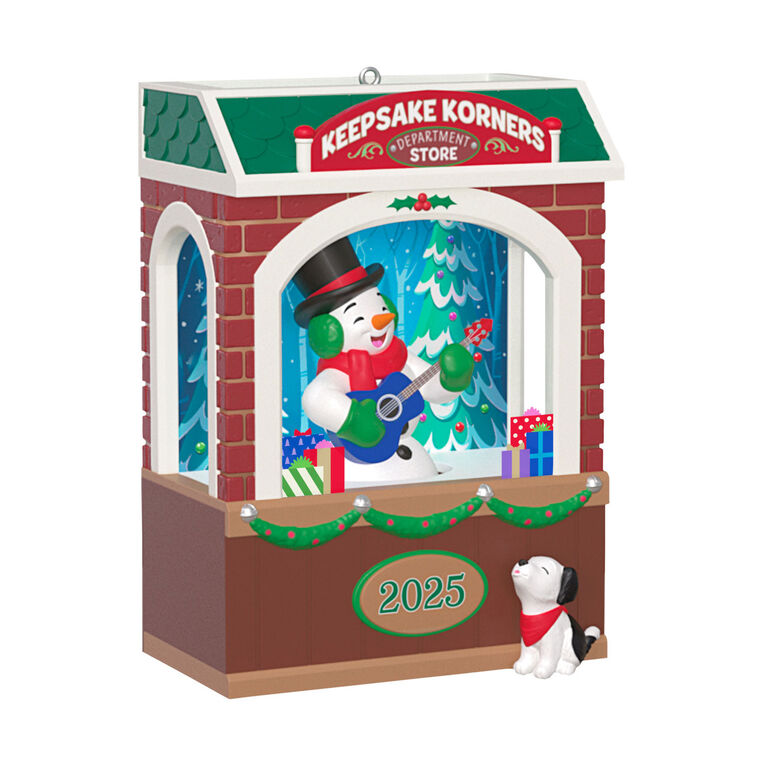 hallmark Rockin' Window Shopping 2025 Musical Ornament With Light and Motion