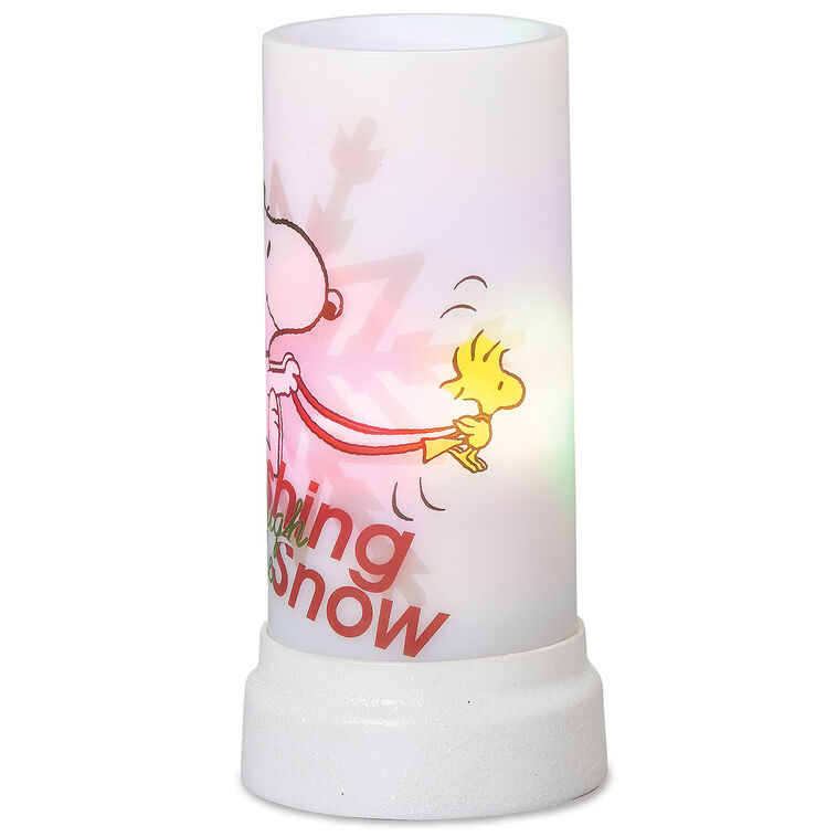 Hallmark Roman Peanuts Snoopy Holiday LED Projector 6.75"