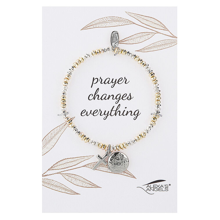 Hallmark Roman Prayer Changes Everything Locket Bracelet