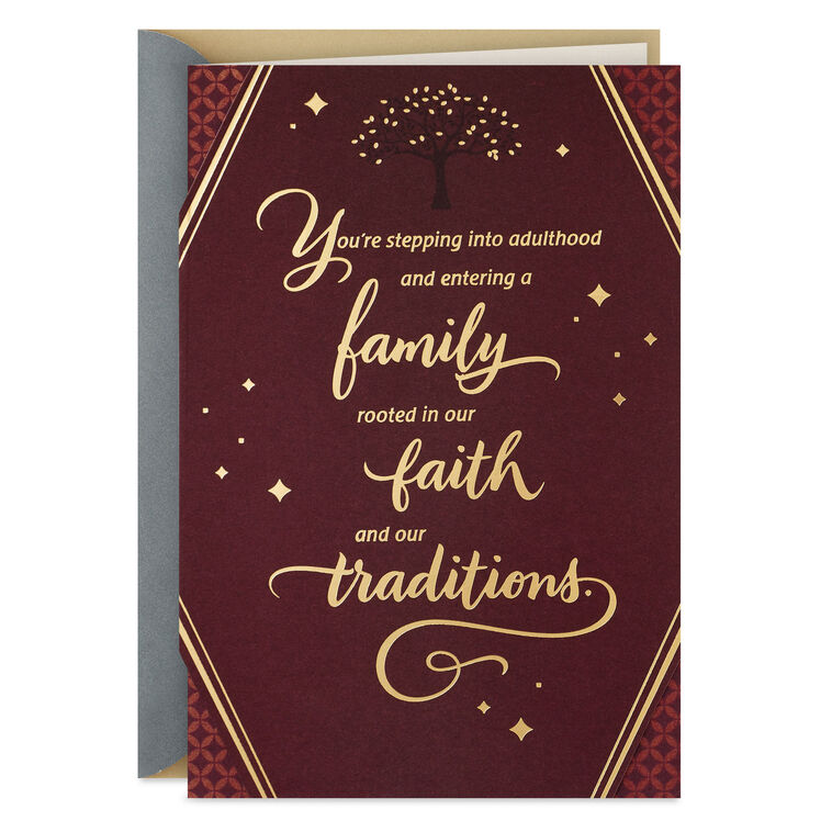 hallmark Rooted in Our Faith and Traditions Bar Mitzvah Card