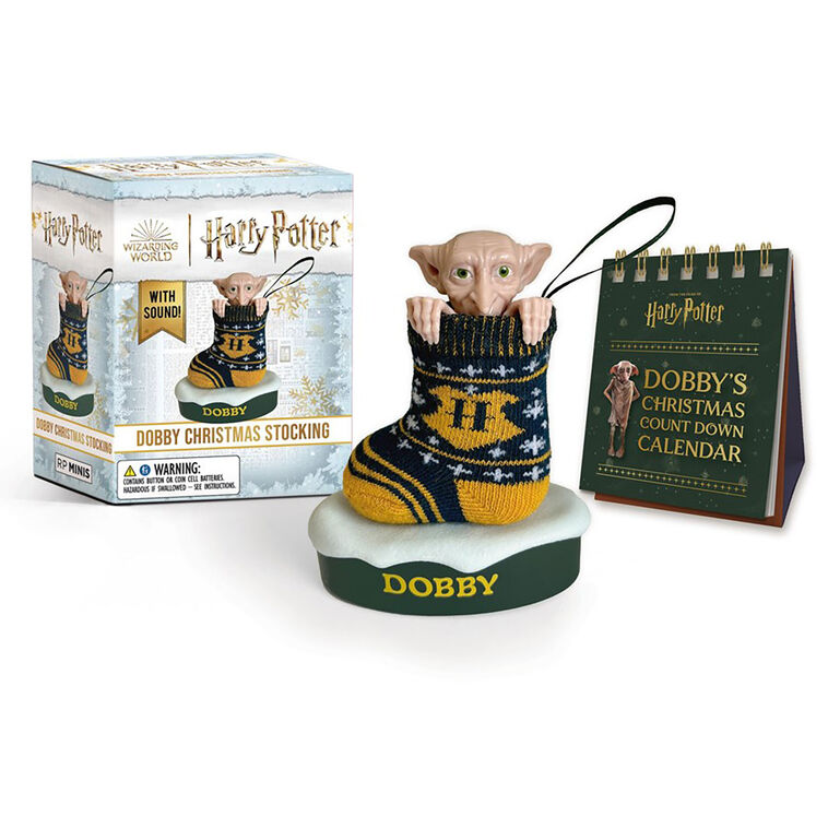 hallmark RP Minis Harry Potter Dobby Christmas Stocking With Sound