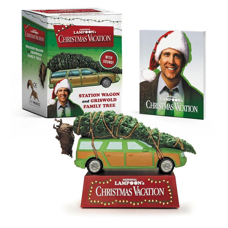hallmark RP Minis National Lampoon's Christmas Vacation Station Wagon Mini Figurine With Sound
