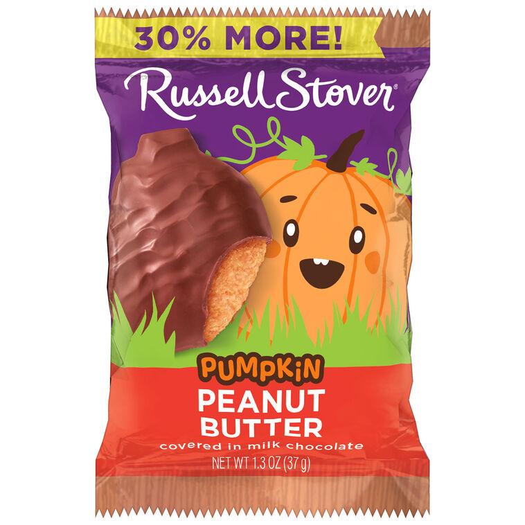 hallmark Russell Stover Milk Chocolate Peanut Butter Pumpkin 1.3 oz