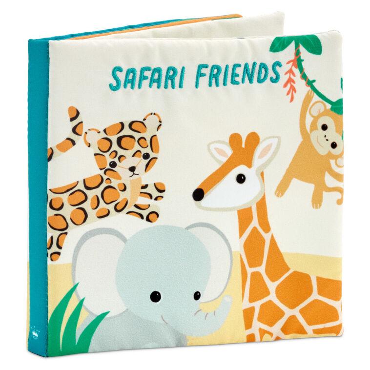 hallmark Safari Friends Touch-and-Feel Fabric Book for Kids