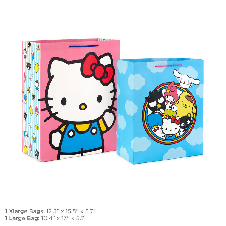 Hallmark Sanrio® Hello Kitty® And Friends 2-Pack Large And XL Gift Bags