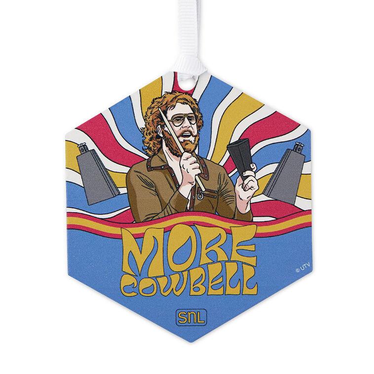 hallmark Saturday Night Live More Cowbell Metal Ornament