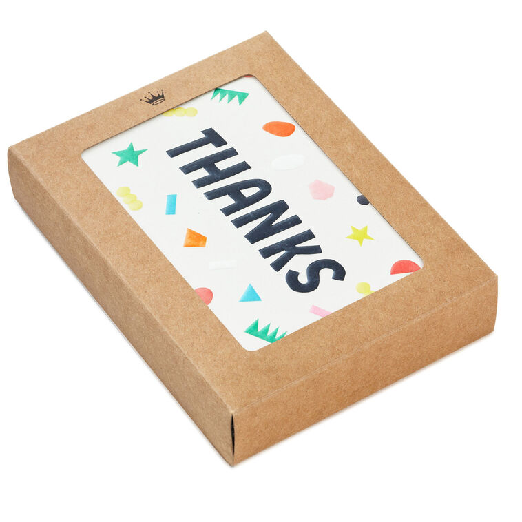 hallmark Scattered Confetti Boxed Blank Thank-You Notes Pack of 24