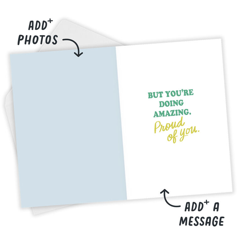 Hallmark School Is Hard Work Custom Encouragement Card