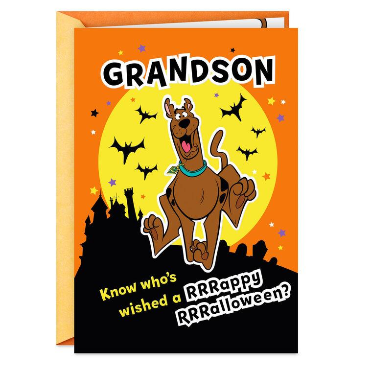 hallmark Scooby-Doo™ Rrrappy Rrralloween Halloween Card for Grandson