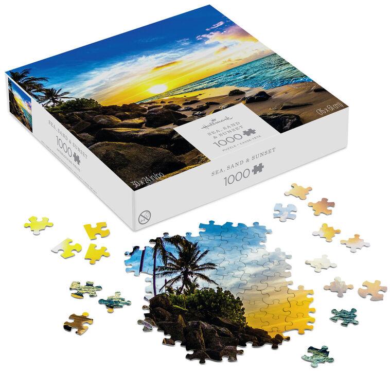 Hallmark Sea Sand And Sunset 1000-Piece Jigsaw Puzzle