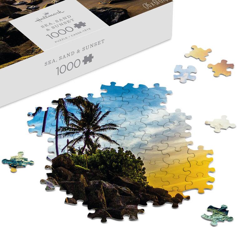 Hallmark Sea Sand And Sunset 1000-Piece Jigsaw Puzzle