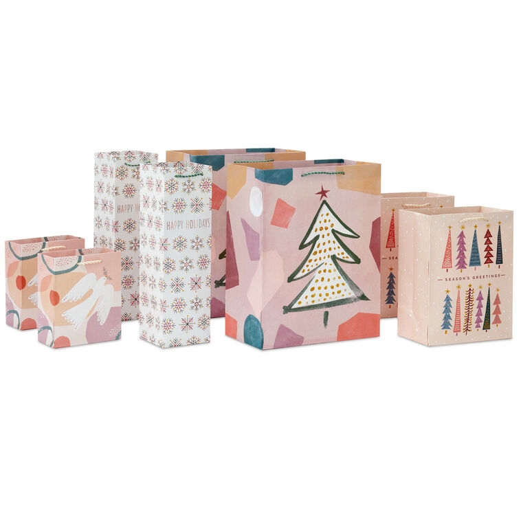 hallmark Season's Greetings 8-Pack Assortment Holiday Gift Bags