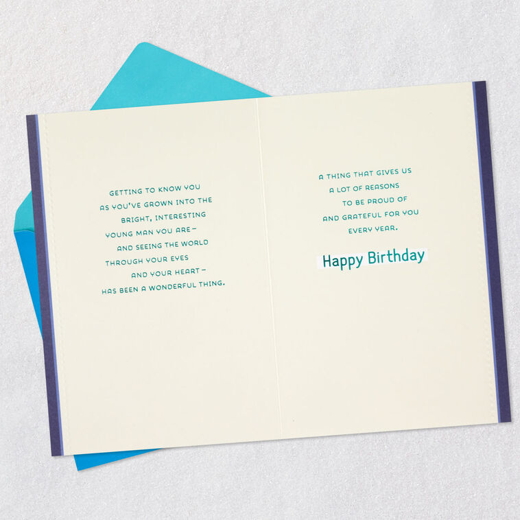 Hallmark Seeing The World Through Your Eyes Birthday Card For Grandson