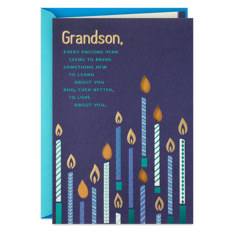 hallmark Seeing the World Through Your Eyes Birthday Card for Grandson