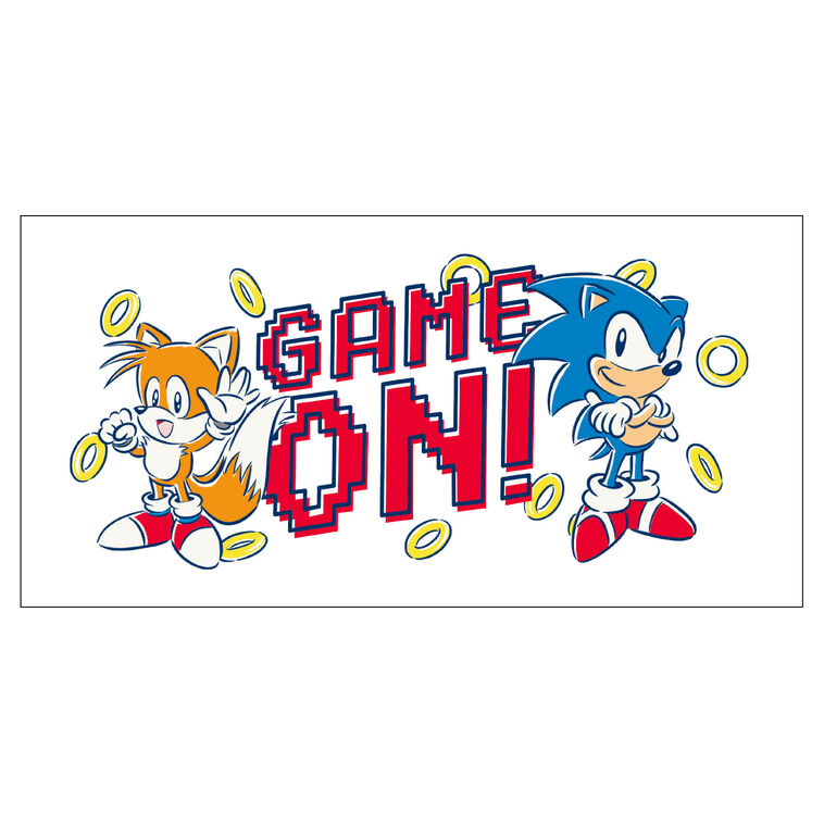Hallmark SEGA Sonic The Hedgehog™ And Tails Collectible Drinking Glass 13.5 Oz