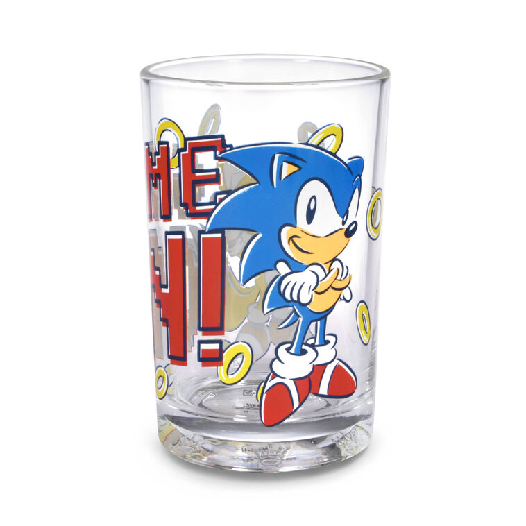 hallmark SEGA Sonic the Hedgehog™ and Tails Collectible Drinking Glass 13.5 oz