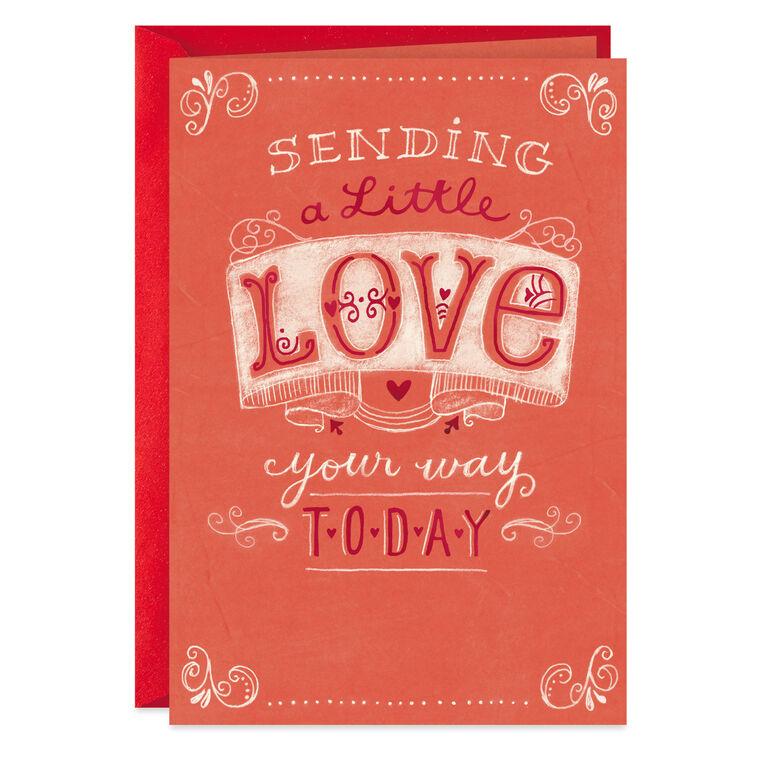 hallmark Sending a Little Love Your Way Today Sweetest Day Card