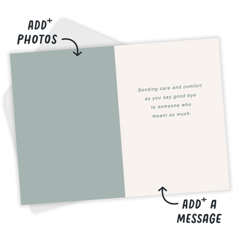 Hallmark Sending Care And Comfort Custom Sympathy Card