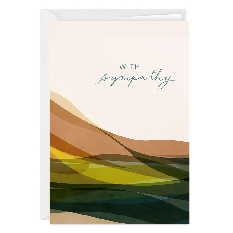 hallmark Sending Care and Comfort Custom Sympathy Card