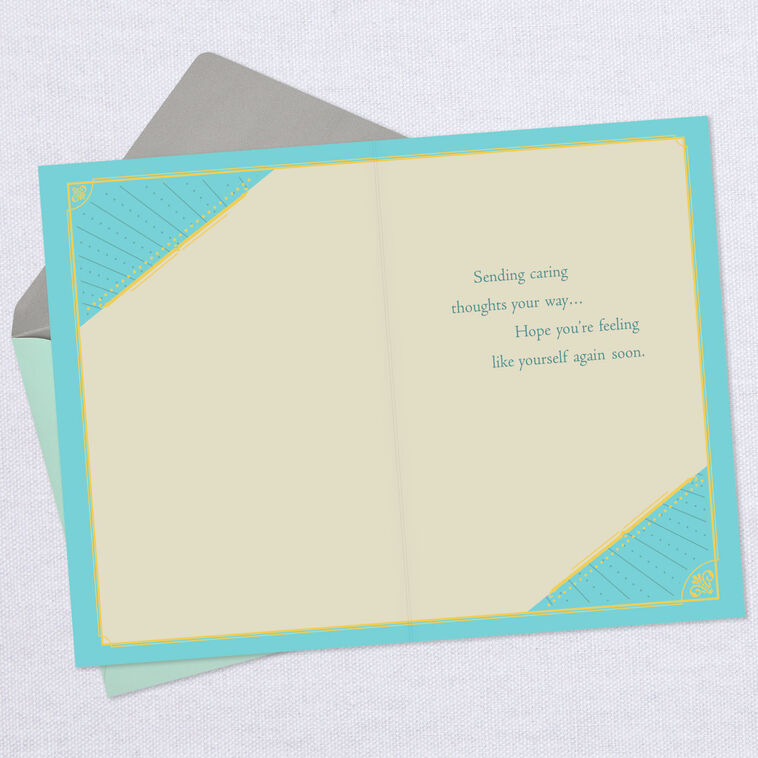 Hallmark Sending Caring Thoughts Your Way Get Well Card