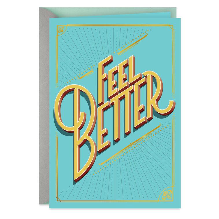 hallmark Sending Caring Thoughts Your Way Get Well Card