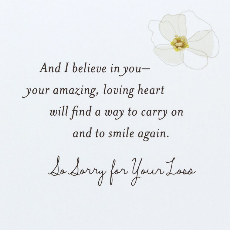 Hallmark Sending Extra Love And Grace Sympathy Card For Loss Of Husband