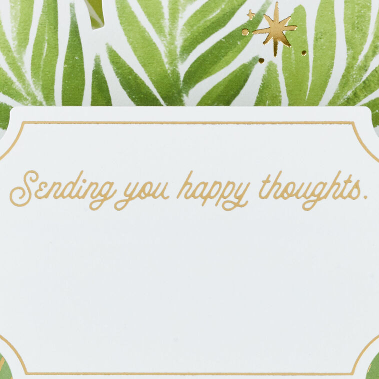 Hallmark Sending Happy Thoughts Pop-Up Get-Well Card