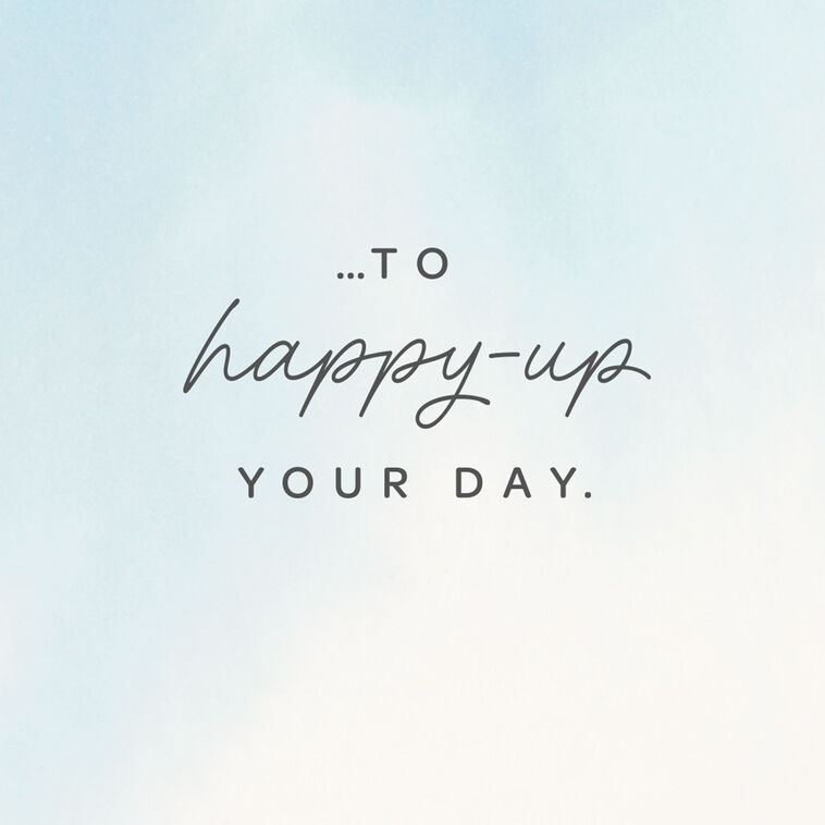 Hallmark Sending Happy Thoughts Thinking Of You Card