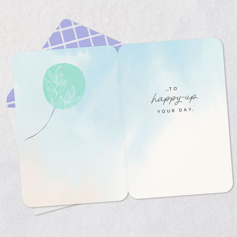 Hallmark Sending Happy Thoughts Thinking Of You Card