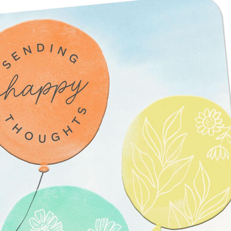 Hallmark Sending Happy Thoughts Thinking Of You Card