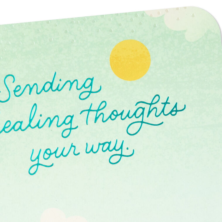 Hallmark Sending Healing Thoughts Your Way Get Well Card