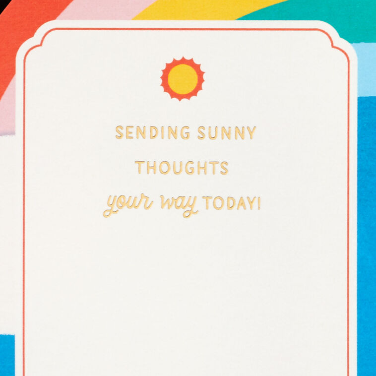 Hallmark Sending Sunny Thoughts Your Way 3D Thinking Of You Card