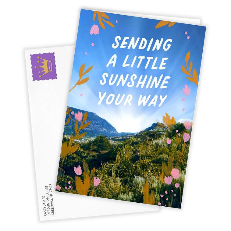 Hallmark Sending Sunshine Custom Thinking Of You Card