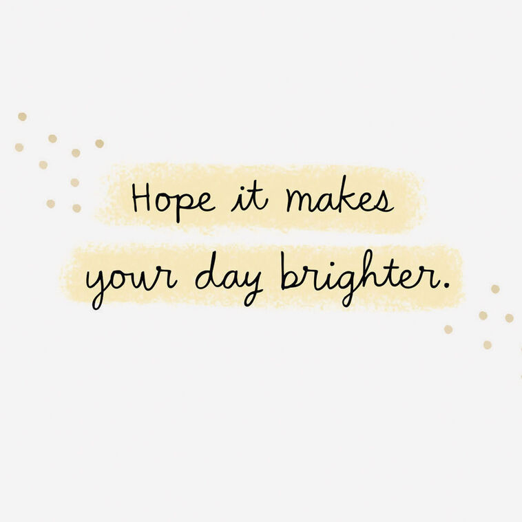 Hallmark Sending You A Little Sunshine Gift Card Greeting Encouragement Card
