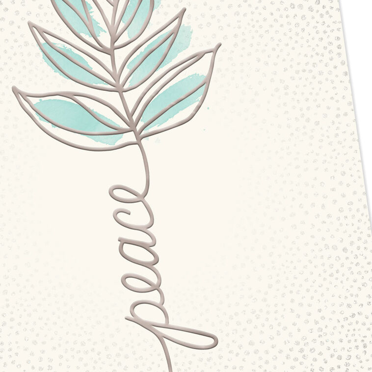 Hallmark Sending You Strength And Peace Sympathy Card