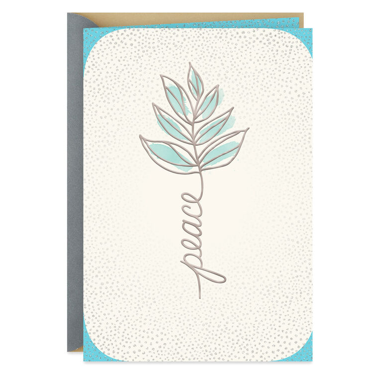 hallmark Sending You Strength and Peace Sympathy Card