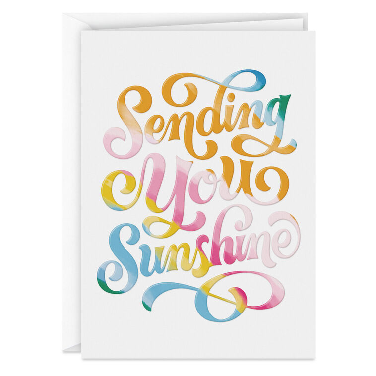 Hallmark Sending You Sunshine Blank Notes Pack Of 10