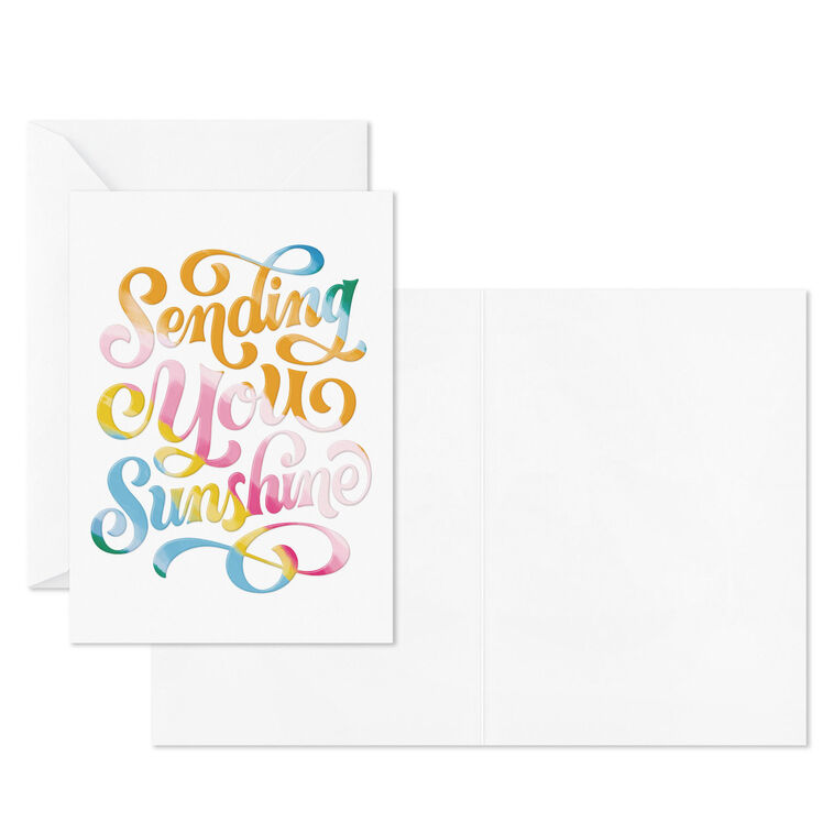 Hallmark Sending You Sunshine Blank Notes Pack Of 10