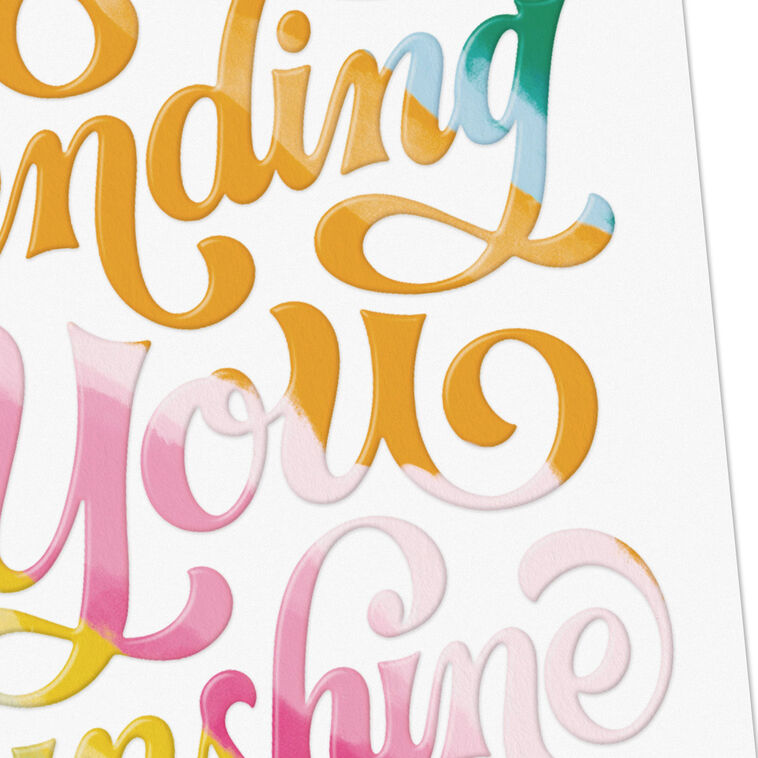Hallmark Sending You Sunshine Blank Notes Pack Of 10