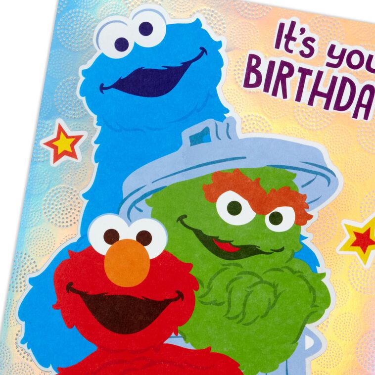 Hallmark Sesame Street® Extra Happy Pop-Up Birthday Card For Kids