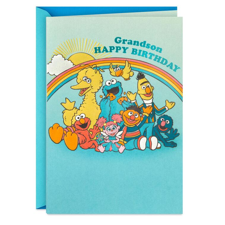 hallmark Sesame Street® So Very Lovable Birthday Card for Grandson