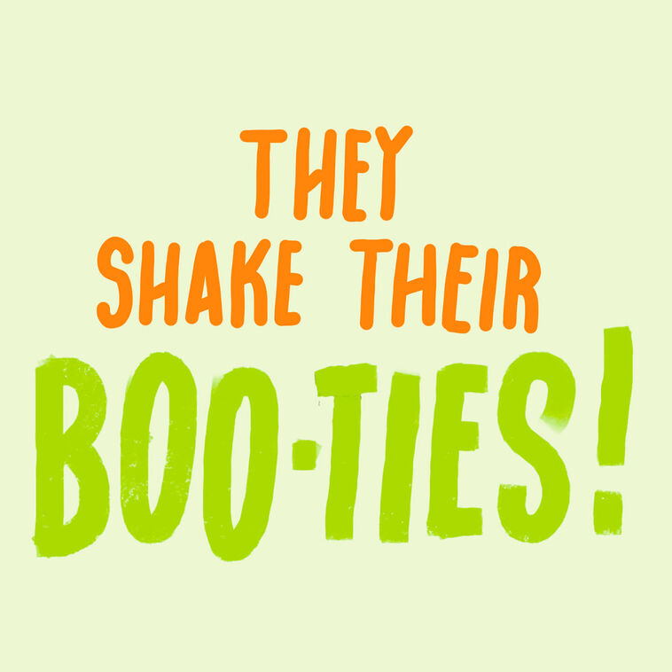Hallmark Shaking Their Boo-ties Funny Pop-Up Halloween Card