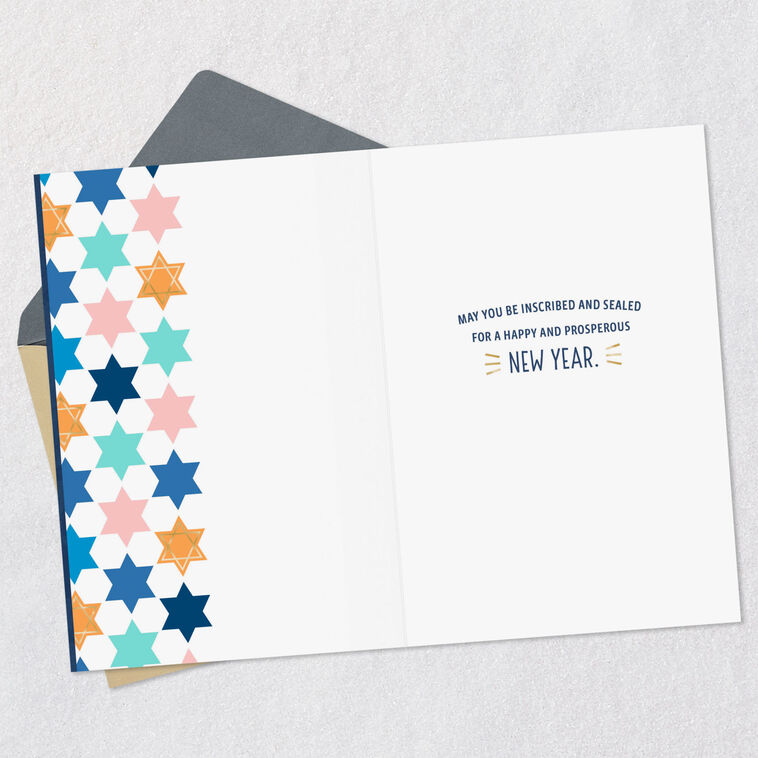 Hallmark Shana Tova Colorful Lettering Rosh Hashanah Card